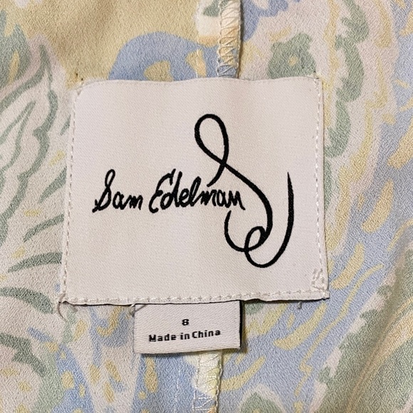 Sam Edelman Multicolor Paisley Mini Dress Size 8 - Picture 3 of 8